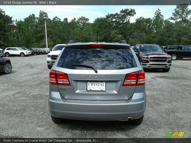 Billet / Black 2018 Dodge Journey SE