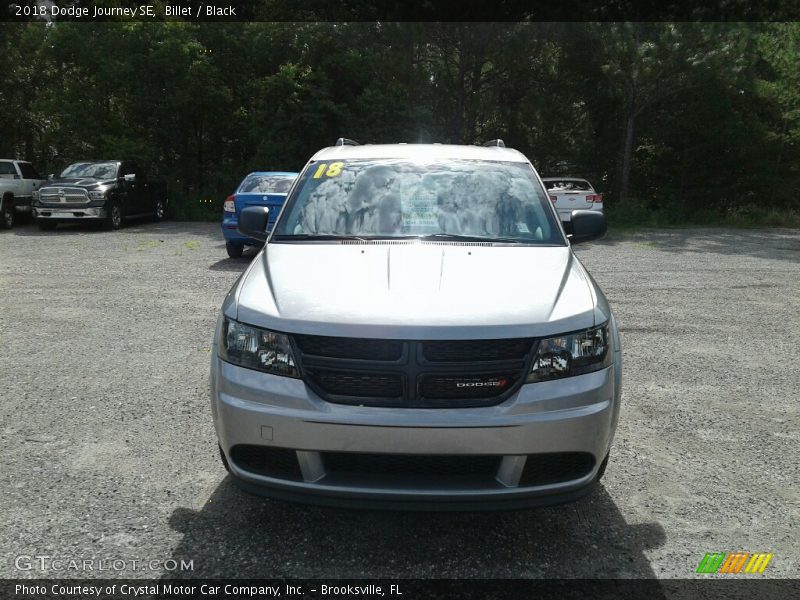 Billet / Black 2018 Dodge Journey SE