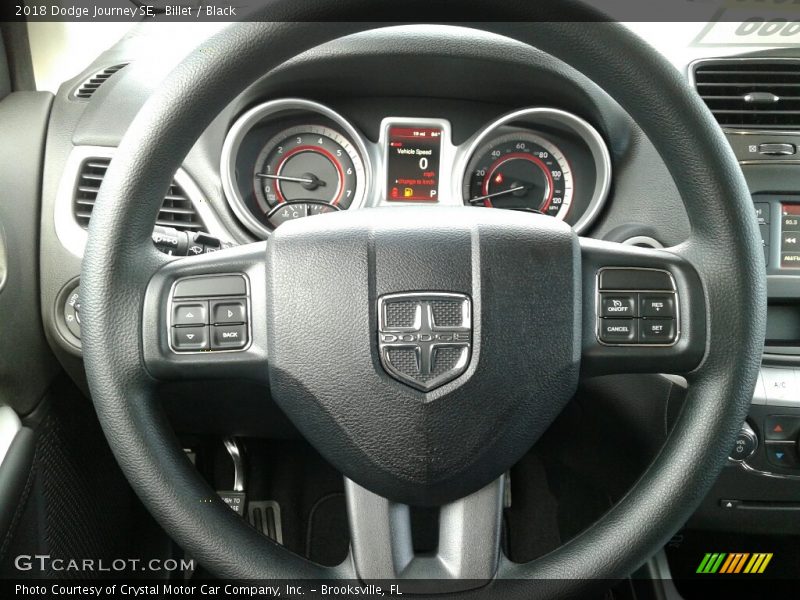 Billet / Black 2018 Dodge Journey SE