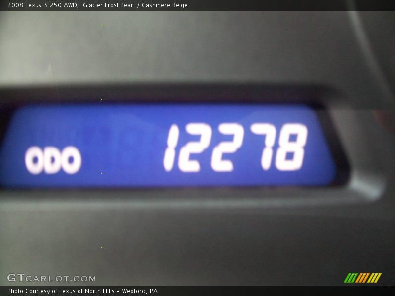 Glacier Frost Pearl / Cashmere Beige 2008 Lexus IS 250 AWD