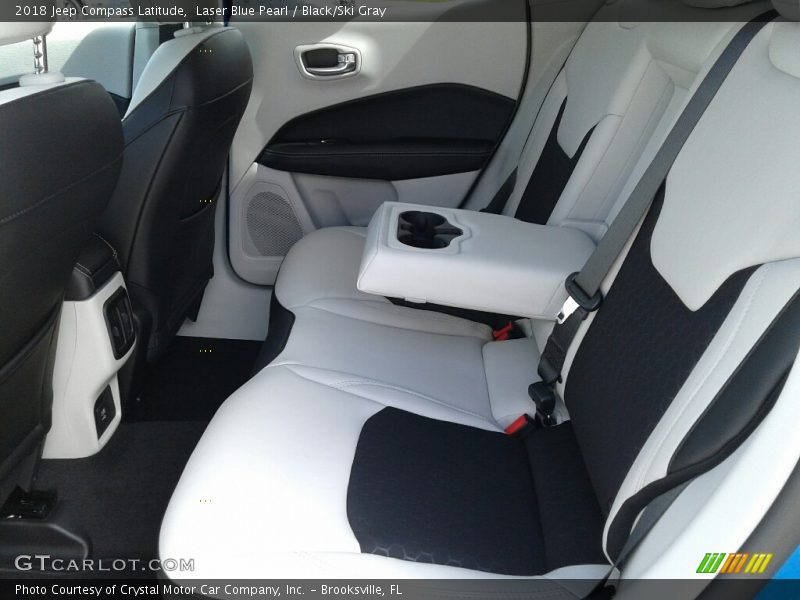 Laser Blue Pearl / Black/Ski Gray 2018 Jeep Compass Latitude