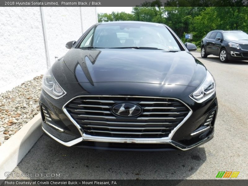 Phantom Black / Black 2018 Hyundai Sonata Limited