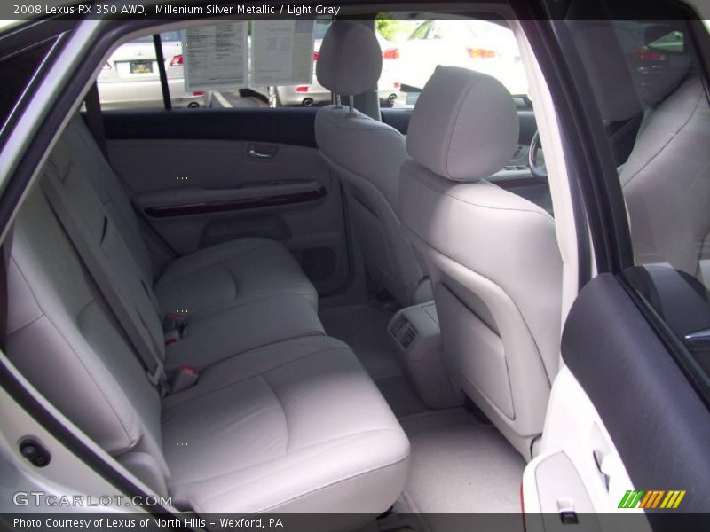 Millenium Silver Metallic / Light Gray 2008 Lexus RX 350 AWD