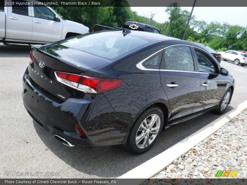 Phantom Black / Black 2018 Hyundai Sonata Limited
