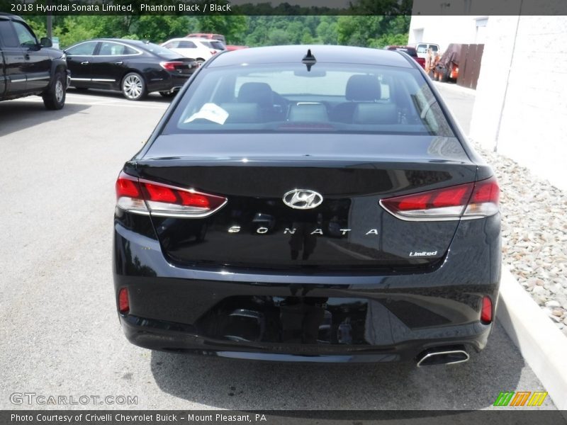 Phantom Black / Black 2018 Hyundai Sonata Limited