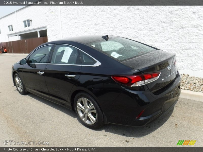 Phantom Black / Black 2018 Hyundai Sonata Limited