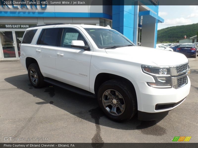 Summit White / Jet Black 2018 Chevrolet Tahoe LS 4WD