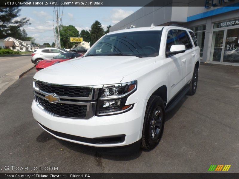 Summit White / Jet Black 2018 Chevrolet Tahoe LS 4WD