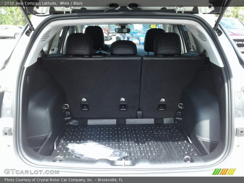 White / Black 2018 Jeep Compass Latitude