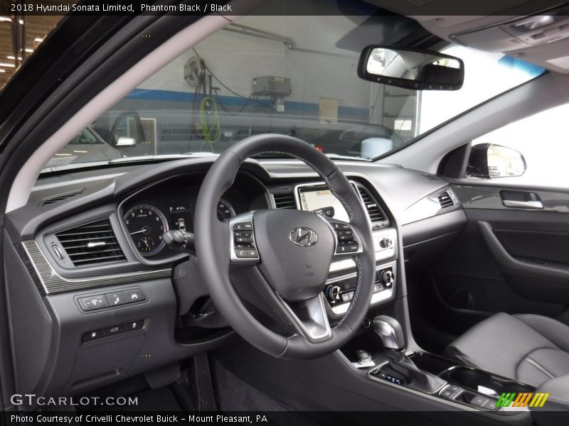 Phantom Black / Black 2018 Hyundai Sonata Limited