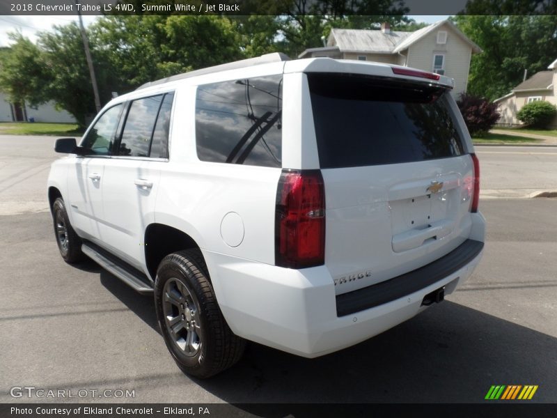 Summit White / Jet Black 2018 Chevrolet Tahoe LS 4WD