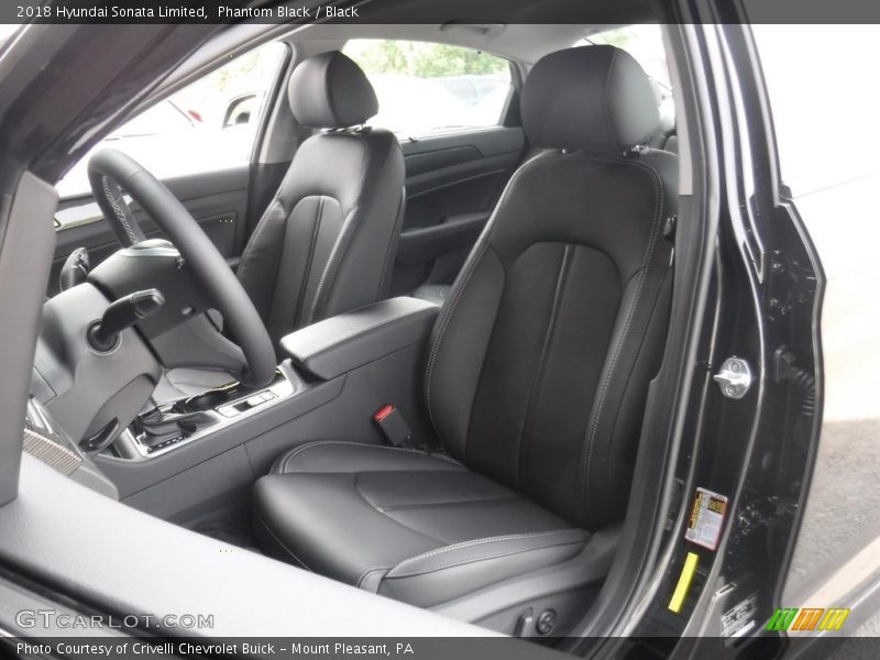 Phantom Black / Black 2018 Hyundai Sonata Limited