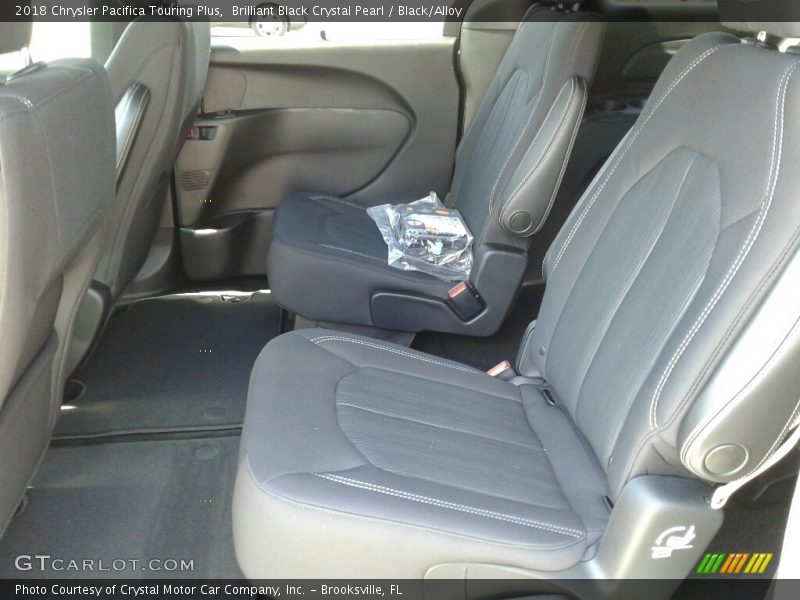 Brilliant Black Crystal Pearl / Black/Alloy 2018 Chrysler Pacifica Touring Plus
