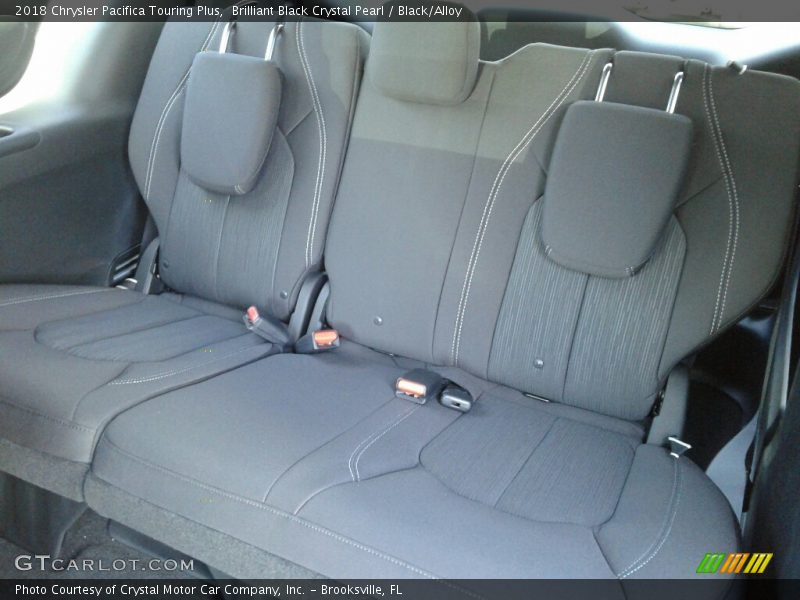 Brilliant Black Crystal Pearl / Black/Alloy 2018 Chrysler Pacifica Touring Plus