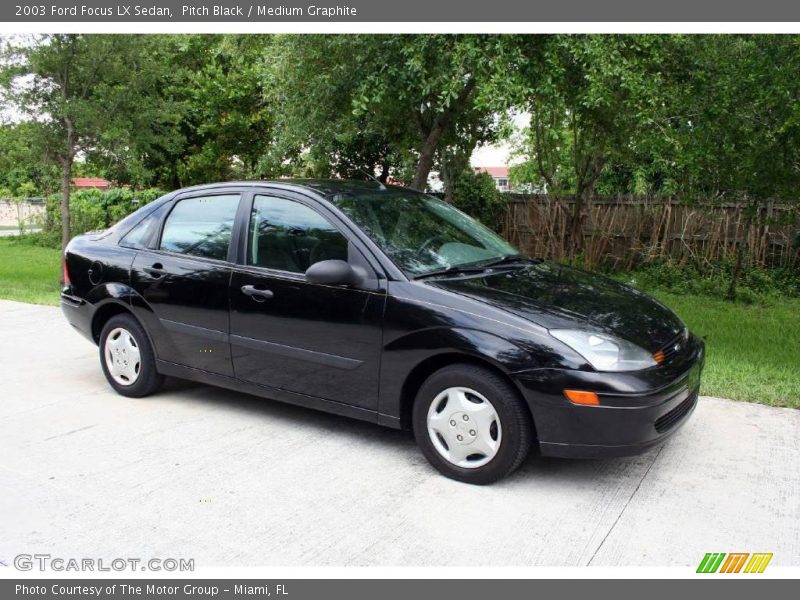 Pitch Black / Medium Graphite 2003 Ford Focus LX Sedan