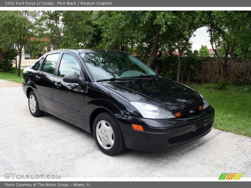 Pitch Black / Medium Graphite 2003 Ford Focus LX Sedan