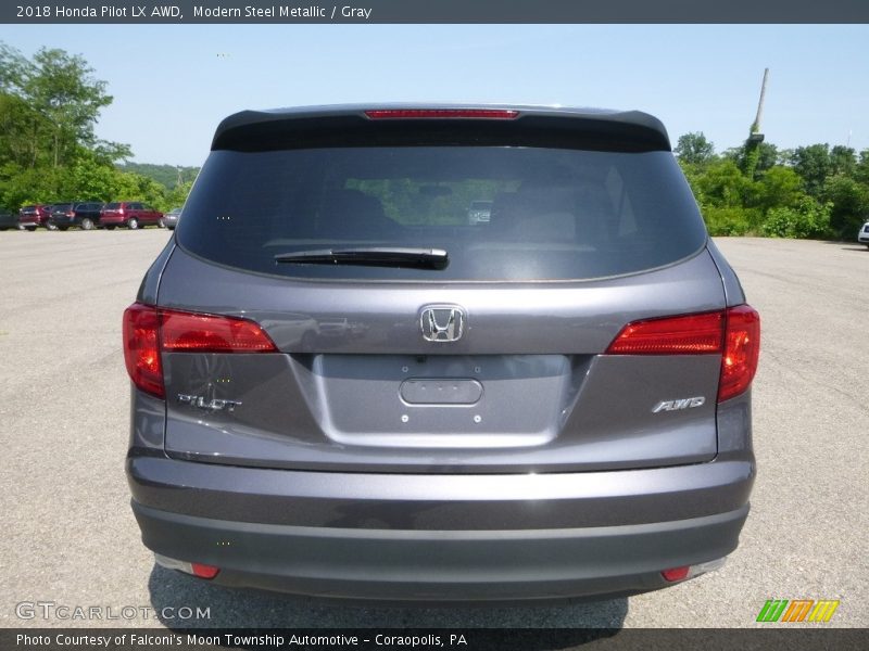 Modern Steel Metallic / Gray 2018 Honda Pilot LX AWD