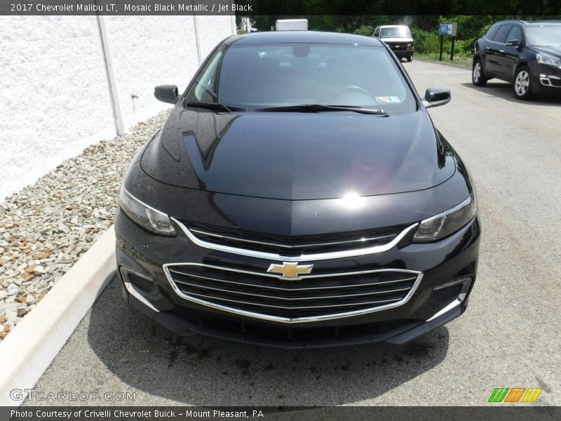 Mosaic Black Metallic / Jet Black 2017 Chevrolet Malibu LT