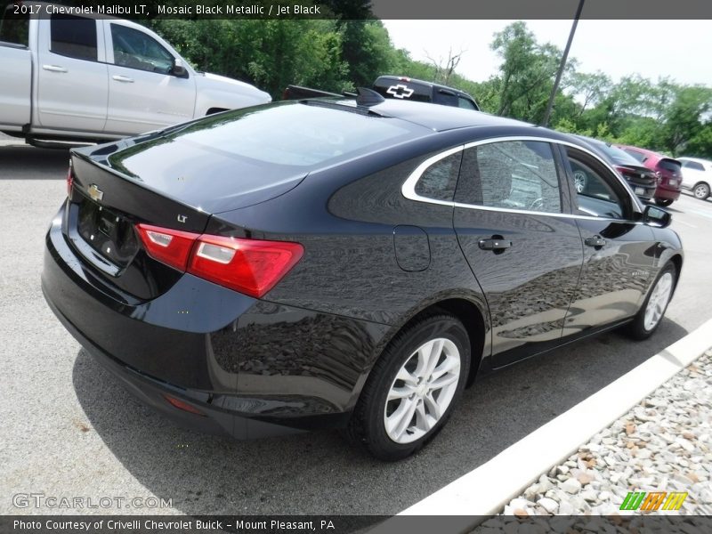 Mosaic Black Metallic / Jet Black 2017 Chevrolet Malibu LT