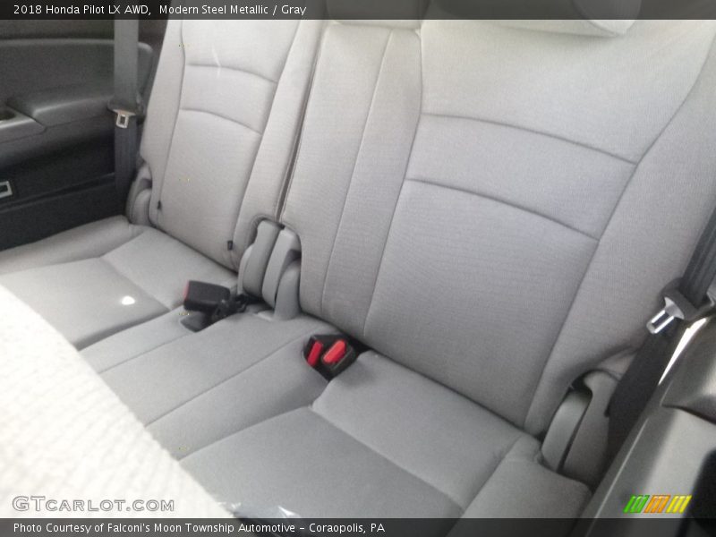 Modern Steel Metallic / Gray 2018 Honda Pilot LX AWD