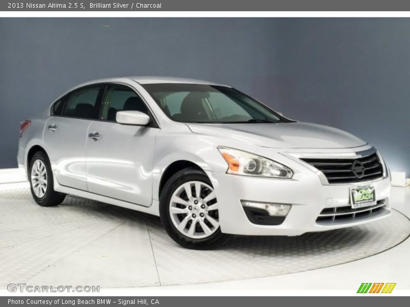 Brilliant Silver / Charcoal 2013 Nissan Altima 2.5 S