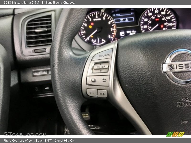 Brilliant Silver / Charcoal 2013 Nissan Altima 2.5 S