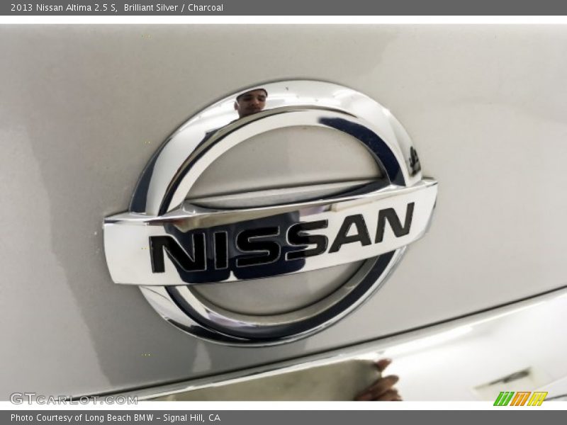 Brilliant Silver / Charcoal 2013 Nissan Altima 2.5 S