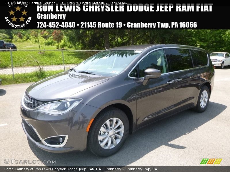 Granite Crystal Metallic / Black/Alloy 2018 Chrysler Pacifica Touring Plus