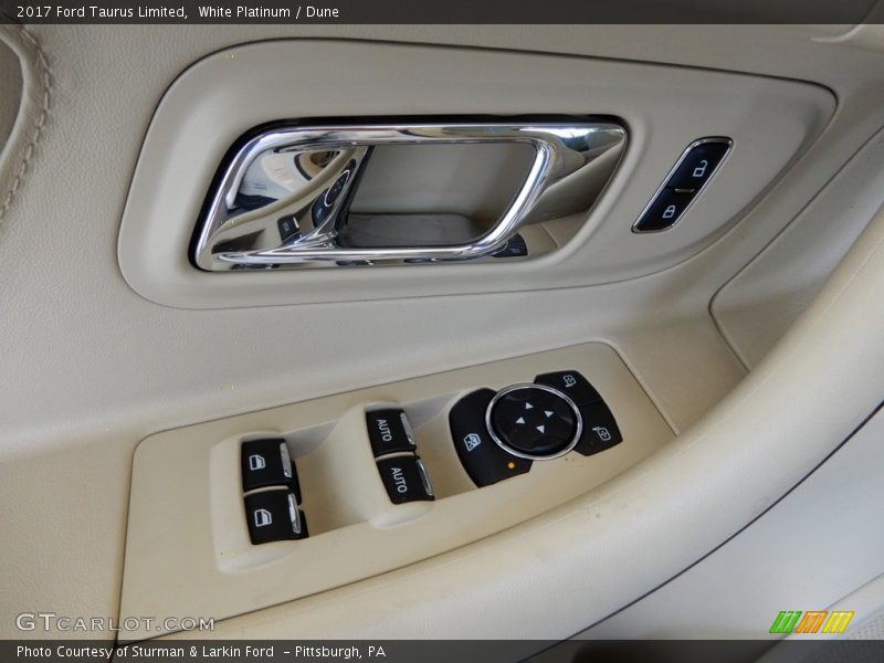 White Platinum / Dune 2017 Ford Taurus Limited