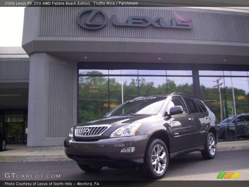 Truffle Mica / Parchment 2009 Lexus RX 350 AWD Pebble Beach Edition