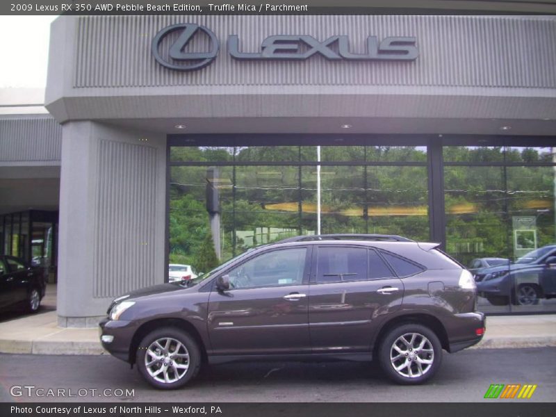 Truffle Mica / Parchment 2009 Lexus RX 350 AWD Pebble Beach Edition