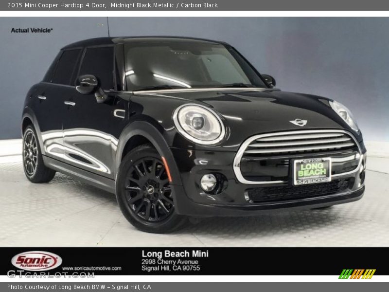 Midnight Black Metallic / Carbon Black 2015 Mini Cooper Hardtop 4 Door