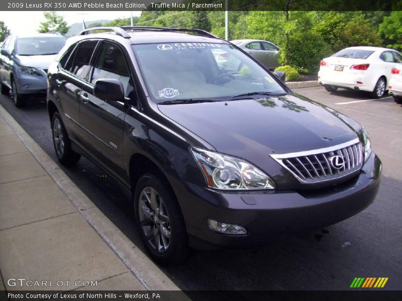 Truffle Mica / Parchment 2009 Lexus RX 350 AWD Pebble Beach Edition