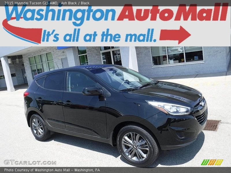 Ash Black / Black 2015 Hyundai Tucson GLS AWD