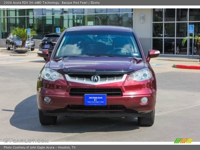 Basque Red Pearl / Ebony 2009 Acura RDX SH-AWD Technology