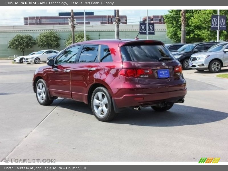 Basque Red Pearl / Ebony 2009 Acura RDX SH-AWD Technology