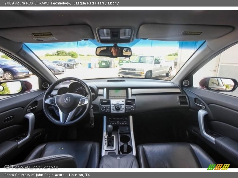 Basque Red Pearl / Ebony 2009 Acura RDX SH-AWD Technology