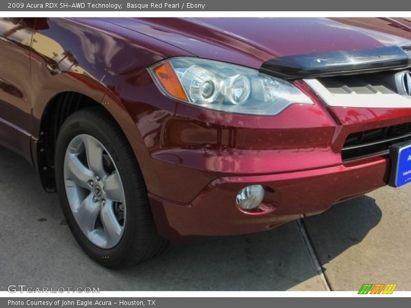 Basque Red Pearl / Ebony 2009 Acura RDX SH-AWD Technology