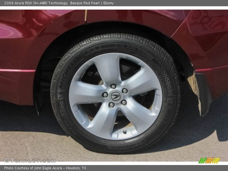 Basque Red Pearl / Ebony 2009 Acura RDX SH-AWD Technology