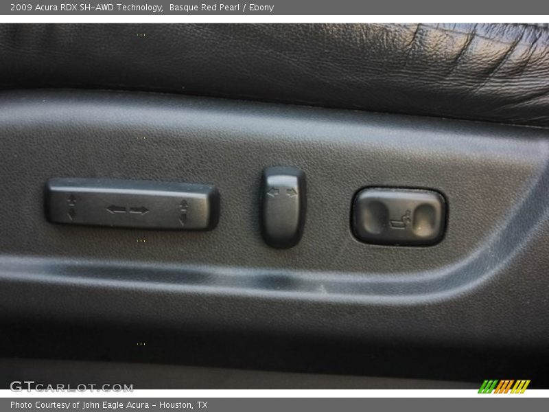 Basque Red Pearl / Ebony 2009 Acura RDX SH-AWD Technology