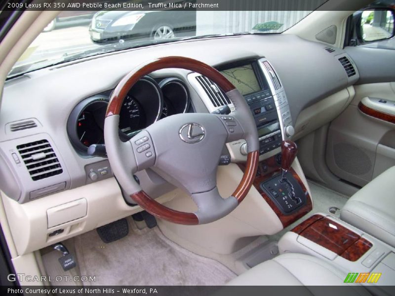 Truffle Mica / Parchment 2009 Lexus RX 350 AWD Pebble Beach Edition