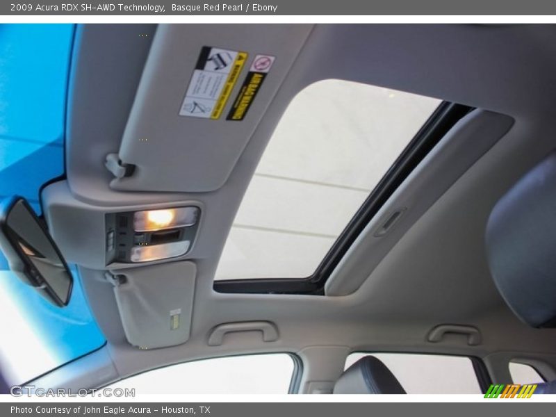 Basque Red Pearl / Ebony 2009 Acura RDX SH-AWD Technology