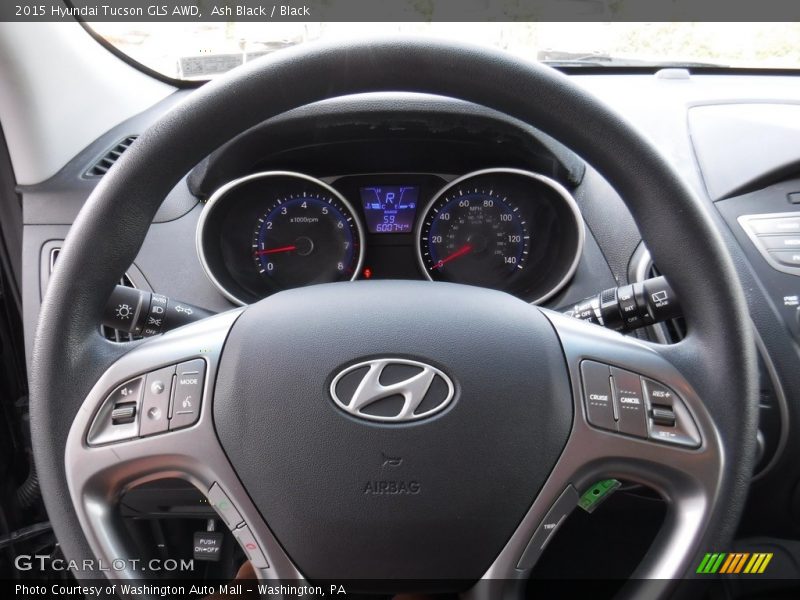Ash Black / Black 2015 Hyundai Tucson GLS AWD