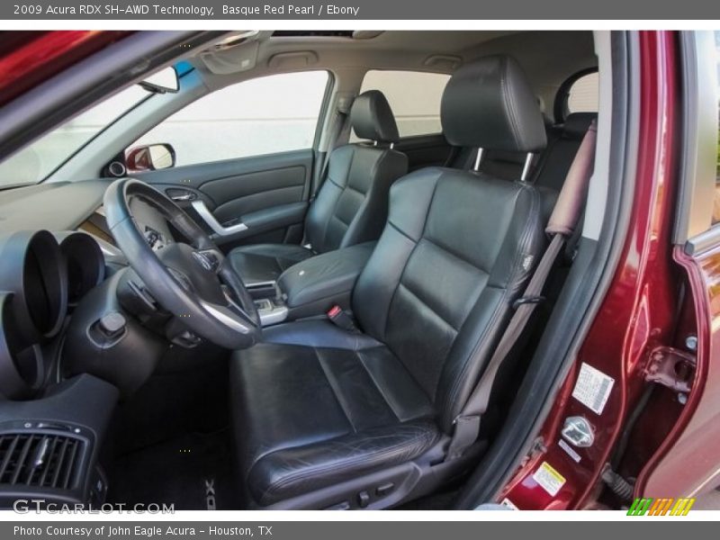 Basque Red Pearl / Ebony 2009 Acura RDX SH-AWD Technology