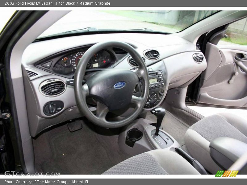 Pitch Black / Medium Graphite 2003 Ford Focus LX Sedan