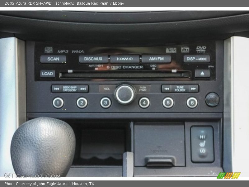 Basque Red Pearl / Ebony 2009 Acura RDX SH-AWD Technology