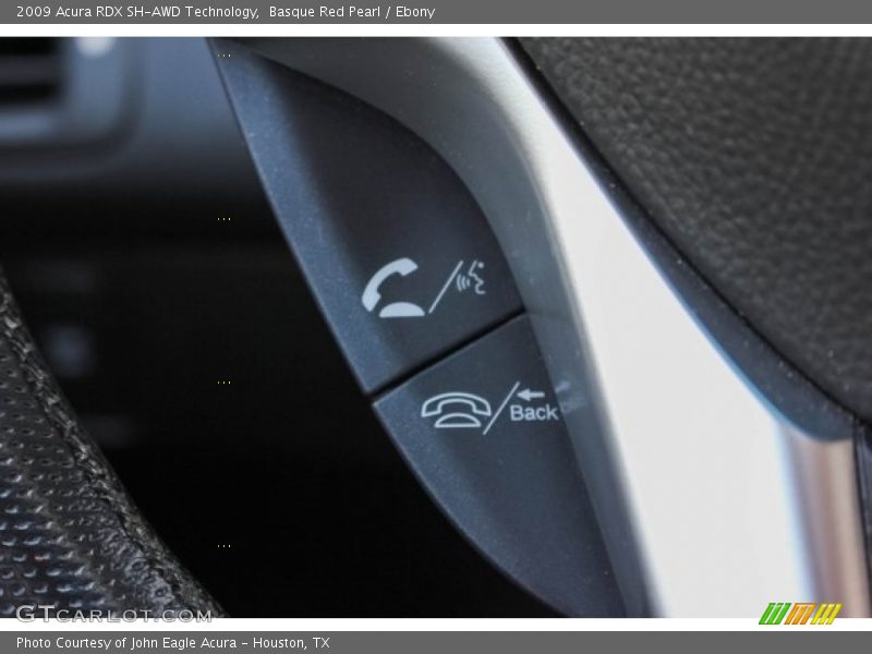 Basque Red Pearl / Ebony 2009 Acura RDX SH-AWD Technology