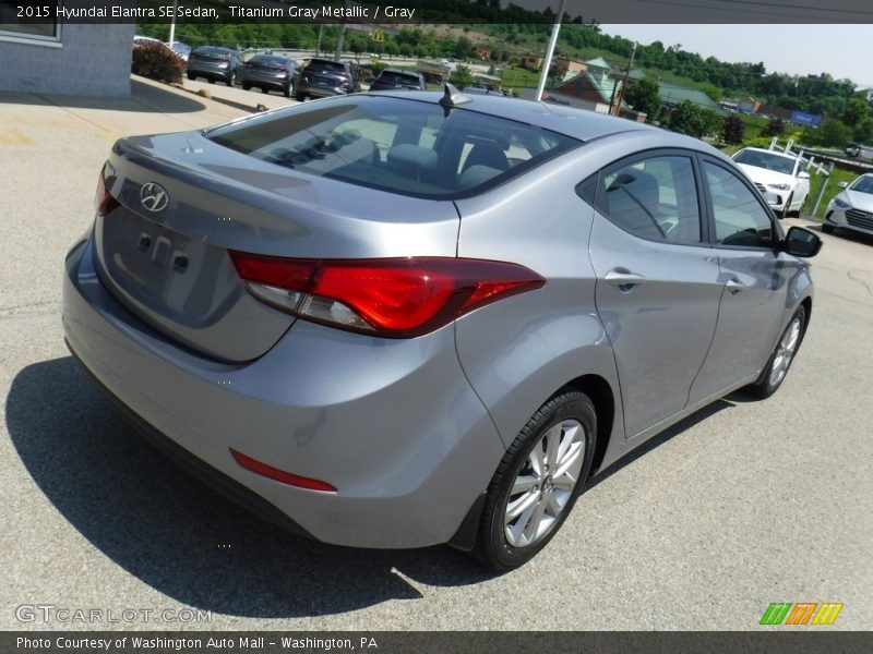 Titanium Gray Metallic / Gray 2015 Hyundai Elantra SE Sedan