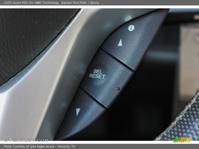 Basque Red Pearl / Ebony 2009 Acura RDX SH-AWD Technology