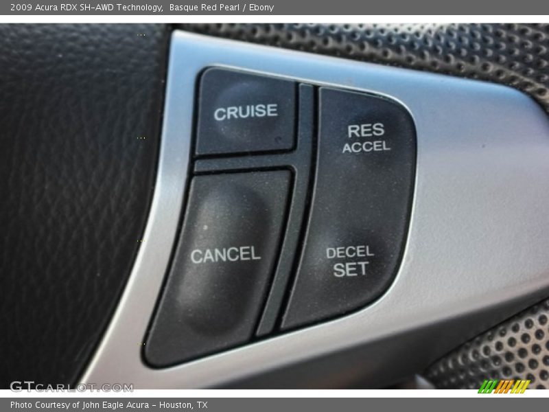 Basque Red Pearl / Ebony 2009 Acura RDX SH-AWD Technology
